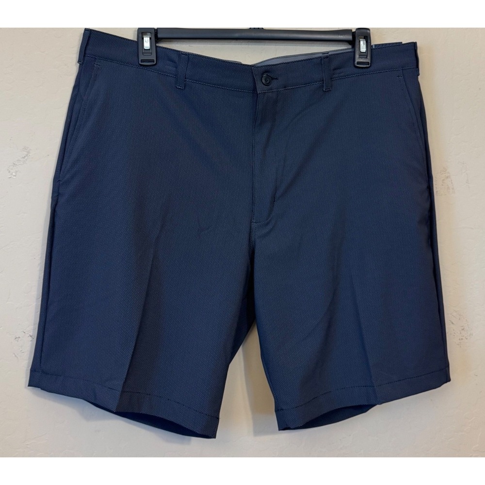 Ben Hogan Golf Shorts Men 40 Caviar Gray Textured Performance Stretch NEW